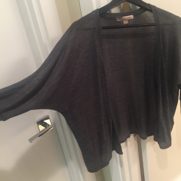 Dolman Sleeve grey cardigan slouchy small - Picture 3 of 8